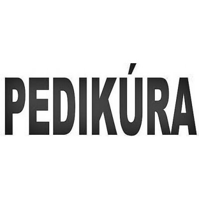 ODEL Samolepka PEDIKÚRA černá – Zboží Živě