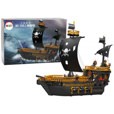 LEAN Toys pirátská loď 1288 ks