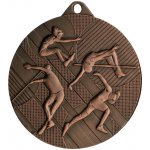 Designová kovová medaile Atletika Bronz 4,5 cm – Zboží Dáma