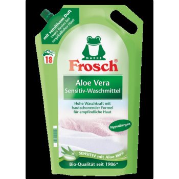 Frosch prací gel Sensitive s Aloe Vera na bílé i barevné prádlo 1,8 l