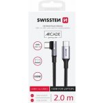 Swissten 71506560 USB-C/USB-C 5A (100W), 2m, černý – Zboží Mobilmania