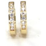 Pattic náušnice ze žlutého zlata ARP438204Y – Sleviste.cz