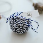 Be Nice bavlněný Provázek modro-bílý – Zboží Dáma