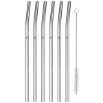 WMF Nerezová brčka 24 cm 6 ks + kartáček – Zboží Dáma