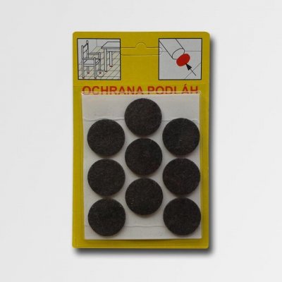 Podložka pod nábytek KMS 103B, 21x21mm, filc bílý – Hledejceny.cz