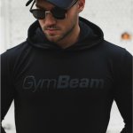 GymBeam mikina Urban Black – Zboží Mobilmania
