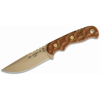 TOPS KNIVES Tex Creek 69 Tan Blade/Handle TEX-69