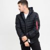 Pánská bunda Alpha Industries Hooded Puffer FN 138117-03 černá