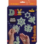 HAMA H3414 Hama dárkový box Svítící ve tmě zažehlovací korálky MIDI – Zboží Dáma