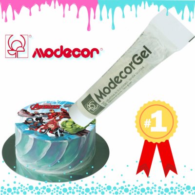 Decorgel, gel na jedlý papír originál tuba Modecor 50g – Zboží Mobilmania