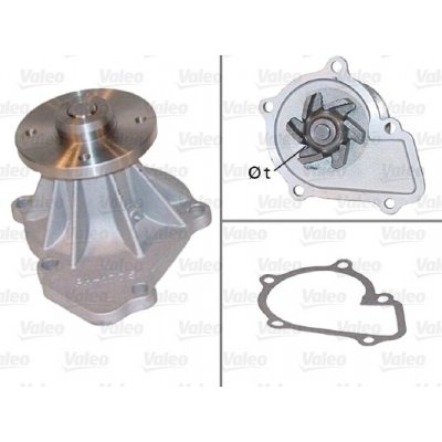 Vodní čerpadlo, chlazení motoru VALEO 506836 – Zboží Mobilmania
