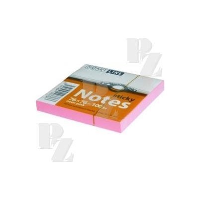 Samolepící bloček 76x76 mm 100l. neonově růžový – Hledejceny.cz