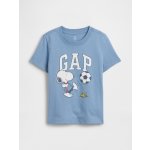 Baby tričko Gap & Peanuts Snoopy s logem Modrá – Hledejceny.cz