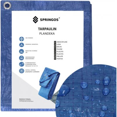 Springros Krycí plachta s oky 5x8 m 60g PE modrá PROTECT GA2114-XG – Hledejceny.cz