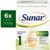 Umělá mléka Sunar 1 Sensitive 6 x 500 g
