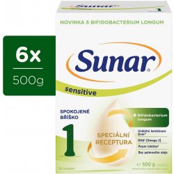 Sunar 1 Sensitive 6 x 500 g