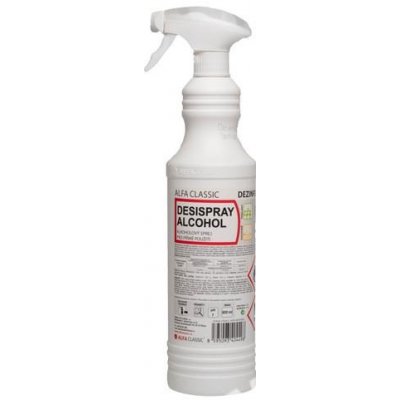 Alfa Classic DESISPRAY alkohol 800 ml s rozprašovačem – Zboží Mobilmania