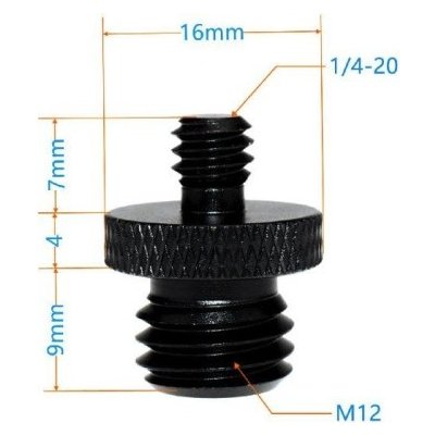 Stablecam 1/4inch to M12 šroub 1DJ7097 – Zboží Živě