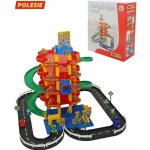 Wader Quality Toys Brodivých ptáků QT 5 level garáž Great Tor a 3 auta – Zboží Dáma