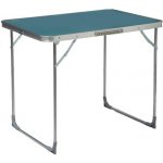 Skládací stůl Otano 80 cm modrý na zahradu a balkon, lehká kovová deska outdoor – Zbozi.Blesk.cz