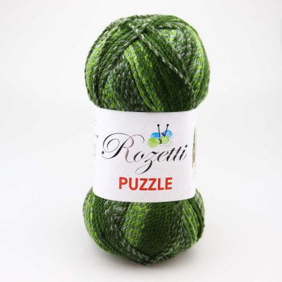 Rozetti Puzzle 233-27 odstíny zelené