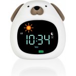 Zopa Silikonový dětský budík s nočním světlem a hudbou Dog – Zboží Dáma