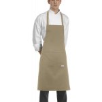 Egochef Kuchařská zástěra ke krku s kapsou béžová E-6103008C – Hledejceny.cz