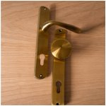 EUROLATON 5004 model kliky povrch brinýr Klika pravá koule – PZ – 90 mm – Zboží Mobilmania