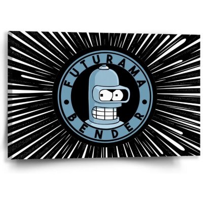 Sablio Obraz Futurama Bender Vesmír - 60x40 cm – Hledejceny.cz