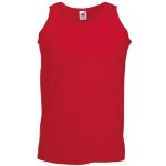 Fruit of the Loom tílko pánské Athletic bavlna červená – Zboží Dáma
