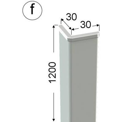 Novák Rohová lišta bílá 7113 30x30 1,2 m – Zbozi.Blesk.cz