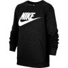 Dětská mikina Nike NSW Club + HBR Crew black/white