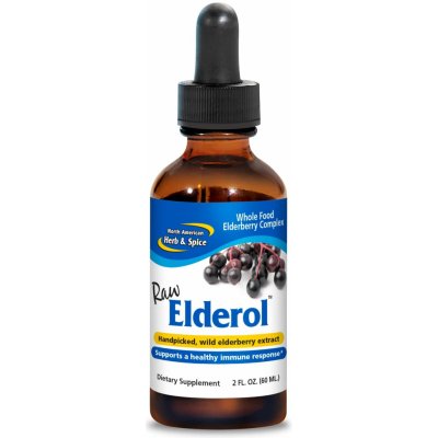 North American Herb & Spice Extrakt z černého bezu ostružin Elderol 60 ml – Hledejceny.cz
