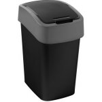 Curver FLIP BIN 25 l šedostříbrná / žlutá – Zboží Mobilmania