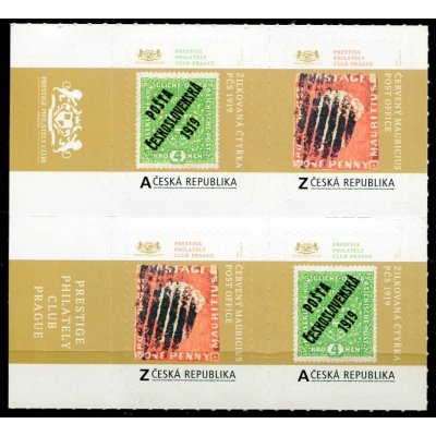 Česká pošta (2020) č. 995 - 996 **, 4-bl - Česká republika - Vlastní známky: Poklady světové filatelie (3) – Zboží Živě