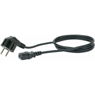 Schwaiger Napájecí kabel Schutzkontakt typ F / IEC 60320-C13, 1,8 m – Zboží Živě