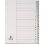 Q-CONNECT šedý, plastový, extra široký A4, A - Z - balení 20 ks – Zboží Živě