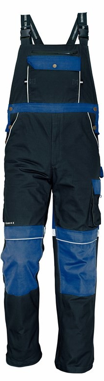 Cerva Stanmore pracovní kalhoty s laclem modré