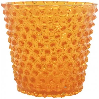 Váza, Svícen, Květináč, Mísa 16cm - Hobnail – Ananas – oranžová – Hledejceny.cz