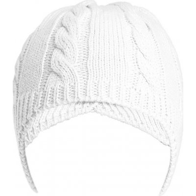 Kojenecká pletená čepičky pilotka bílá – Sleviste.cz