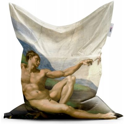 Sablio sedací vak Stvoření Adama Michelangelo Buonarroti 200x140 cm – Hledejceny.cz