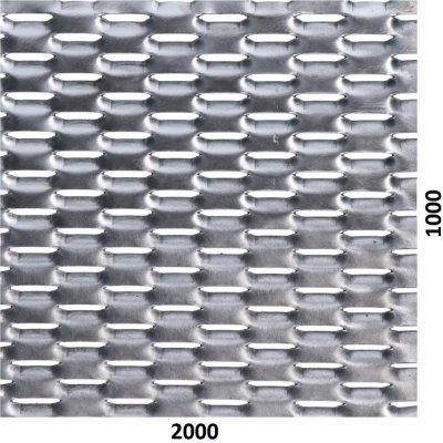 Tahokov Al, kosočtvercové oko, můstek: 8mm, 2000x1000x2mm – Sleviste.cz