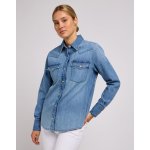 Lee dámská džínová košile 112350257 REGULAR WESTERN SHIRT MT Range – Zbozi.Blesk.cz