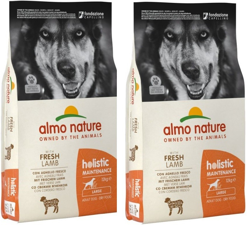 Almo Nature Large Adult Lamb 2 x 12 kg