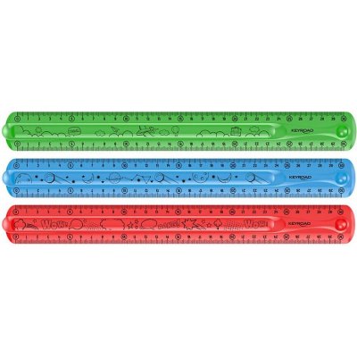 Keyroad pravítko flexi 30 cm A662 – Sleviste.cz