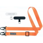 Mobile Origin Lanyard popruh 25mm (84-165cm) oranžový – Zboží Mobilmania