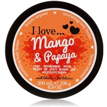 I Love Mango & Papaya tělové máslo 200 ml