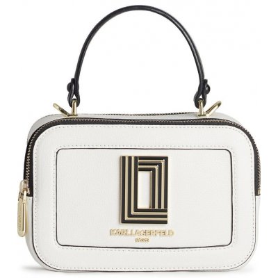 Karl Lagerfeld dámská kožená kabelka crossbody SIMONE bílá – Hledejceny.cz