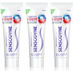 Sensodyne Sensitivity & Gum Whitening 3 x 75 ml – Hledejceny.cz