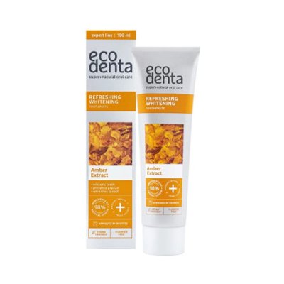 Ecodenta Osvěžující bělící z extraktem z jantaru 100 ml – Hledejceny.cz